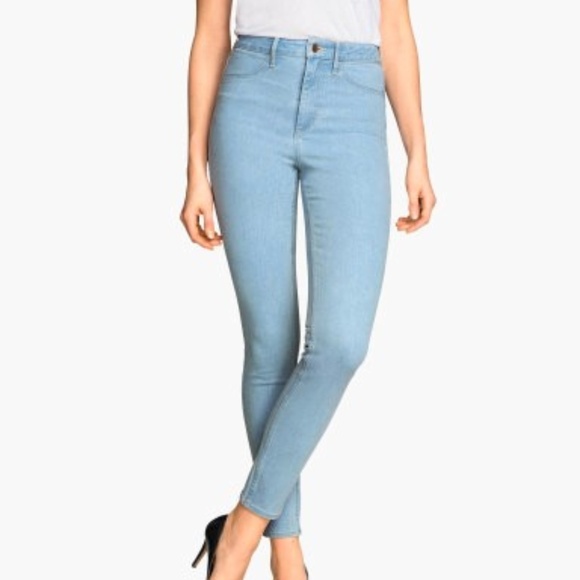 skinny ankle high waist h&m